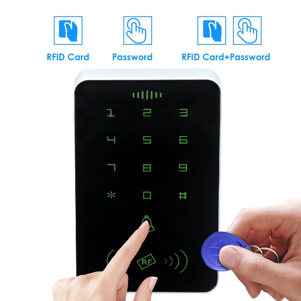 125khz RFID Proximity Card Digital Keypad Access Control System Door Lock Controller RFID Keypad access card reader No backlight – Image 3