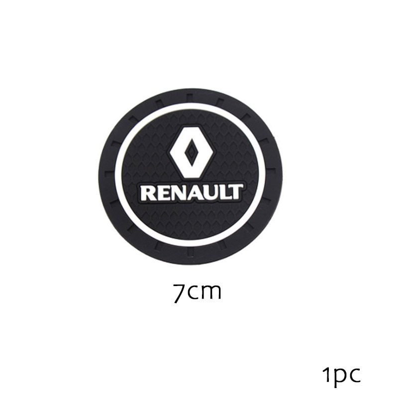 1 / 2pcs Car Coaster Decoration Accessories Water Cup Slot Case For Renault Megane 2 3 Duster Logan Clio Laguna Auto Car Styling – Image 8