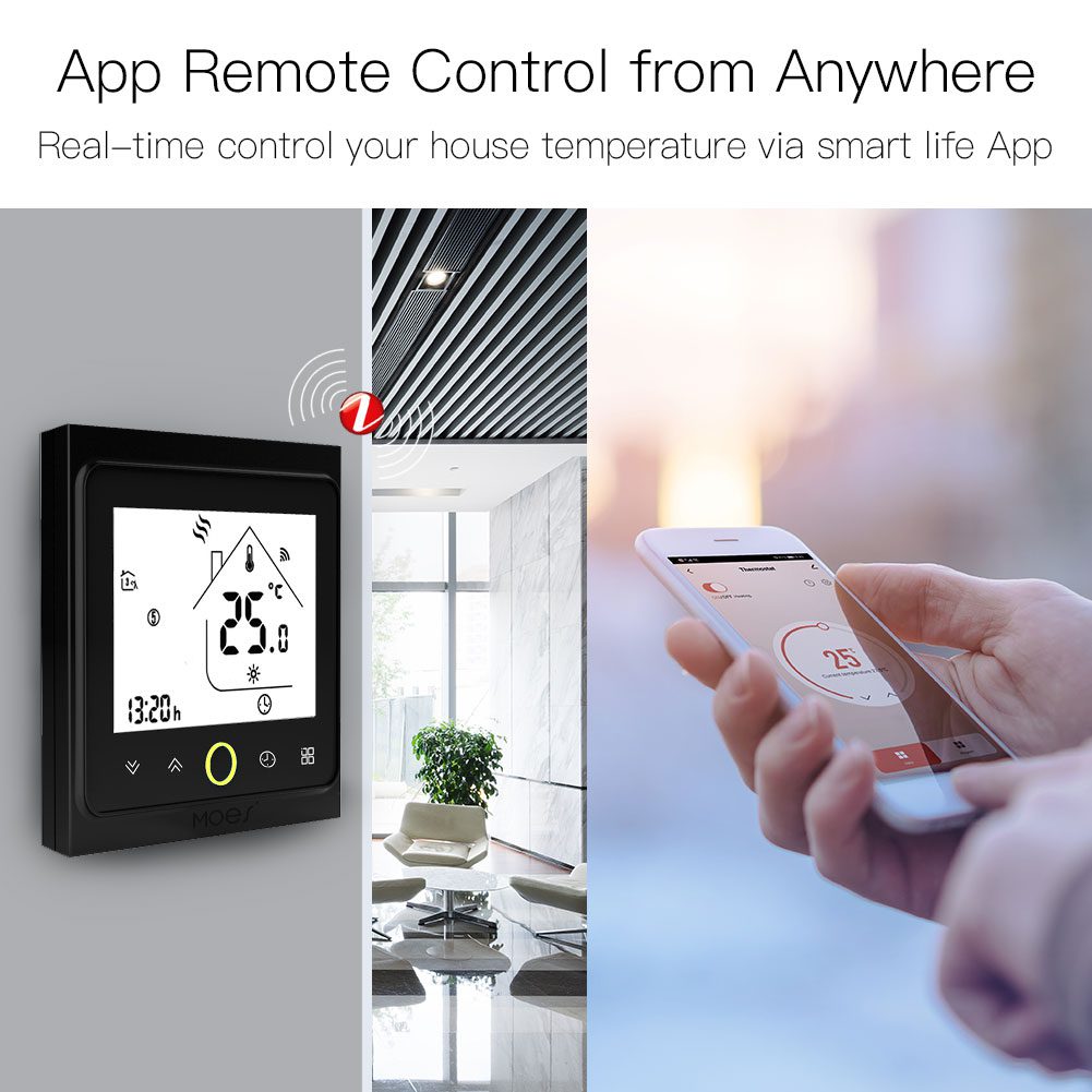 ZigBee Smart Thermostat Temperature Controller Hub Required Water/Electric floor Heating Water/Gas Boiler with Alexa Google Home – Image 6