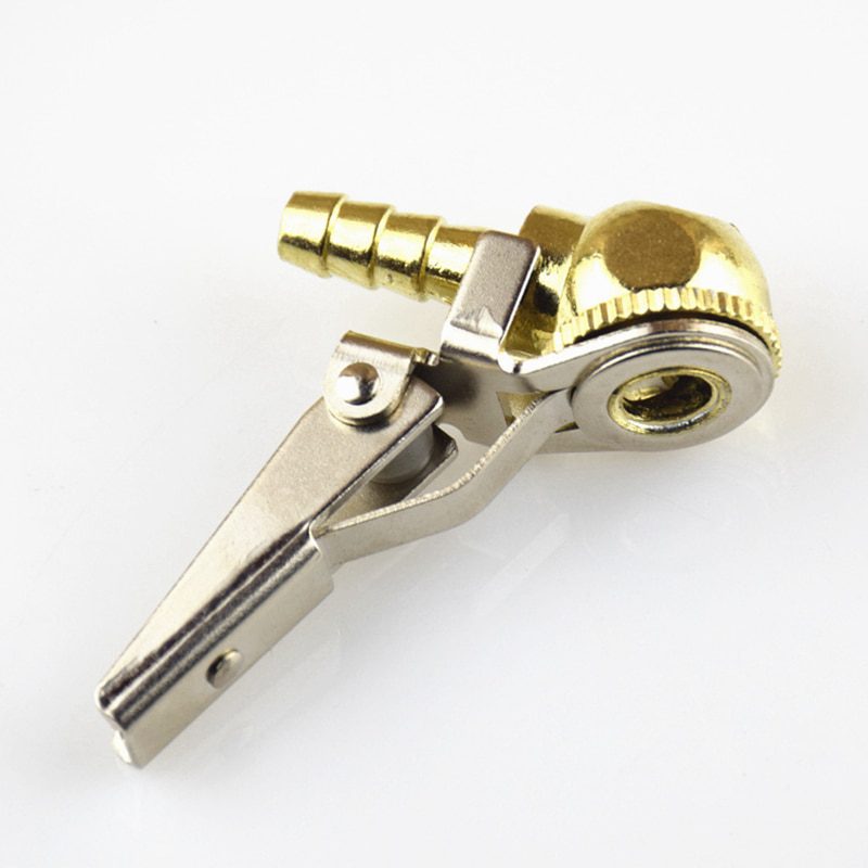 1/4″ NPT Tire Air Chuck Inflator Gauge Brass Ball Auto Car Tire Inflator With Clip For Car Tire Repair Tools TCC01 – Image 9