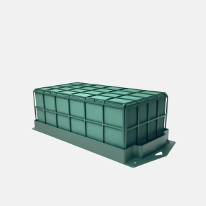 MOUSSE FLORALE AVEC CAGE 23x11x8cm