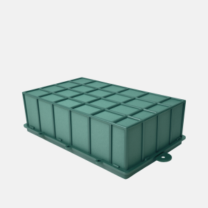MOUSSE FLORALE AVEC CAGE 32x18x9cm