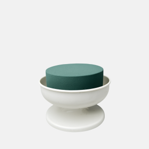 MOUSSE FLORALE RONDE AVEC COUPE 12CM